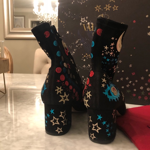 Valentino Astro star boots booties 38.5 - Picture 2 of 5